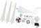 Generatore di 600 W con 3 Lame in Fibra di Nylon Controllo MPPT e Guscio in Lega di Alluminio per Luce di Strada e Fotocamera 48V (12V)