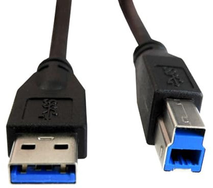 MACH POWER Cable de impresora USB 3.0 AM/BM, longitud 3 metros