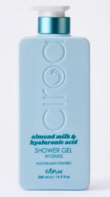 Ciroá Almond Milk and Hyaluronic Acid Hydrating Shower Gel, 1000 ml, Dermatologically Tested, Vegan