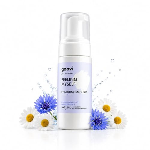 GOOVI Feeling Myself - Mousse detergente | Schiuma detergente delicata per il viso, pulizia del viso per pelli sensibili, 100 ml