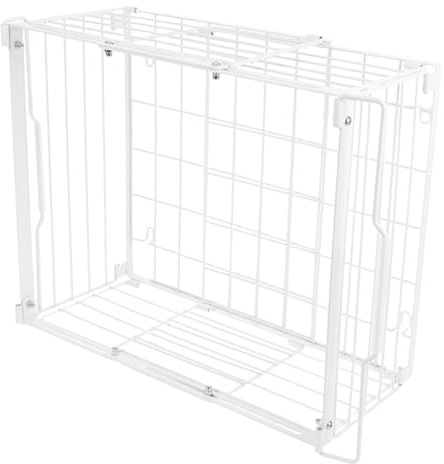 NUOBESTY Cestino Freezer Regolabile per Congelatori e Verticali Organizer Impilabile con Design Traspirante per Circolazione Aria Ottimale e Facile