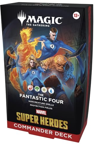 Magic: The Gathering | Marvel Super Heroes Commander-Deck – Die Fantastischen Vier (Englische Version)