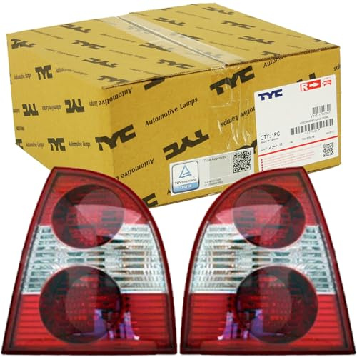 2x TYC Heckleuchte Rückleuchte Links/rechts | 11-0168-05-2 + 11-0167-05-2 Kompatibel mit Passat B5.5 (3B3)