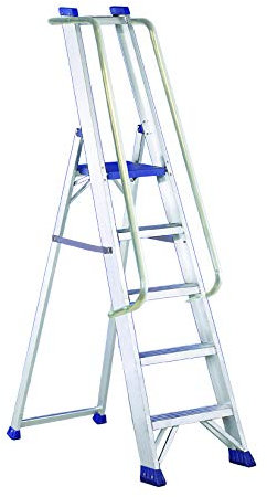 Svelt Regina Special Profi-Stehleiter 5 Stufen mit Handlauf