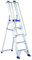 Svelt Scala Alluminio Ultra Resistente con Corrimano, Guardacorpo e Piedini Antiscivolo, 5 gradini