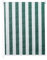 Rollo HWC-D52, Fensterrollo Seitenzugrollo Jalousie, 80x230cm Sonnenschutz Verdunkelung Blickdicht - grün/weiß