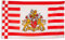 SCAMODA Bundes- und Länderflagge aus wetterfestem Material mit Metallösen, Outdoor Fahne & Flagge (Bremen) 150x90cm