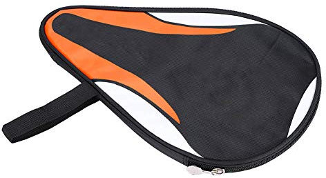 Alomejor Tischtennisschläger Set Schlägerkoffer Kürbisförmiges - Schlägerset Große Kapazitätstasche(Orange)