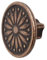 Decoranddecor Torero Round Antique Vintage Cabinet Knob 40mm Diameter Aluminium Alloy (Antique Copper, 1 Pack)