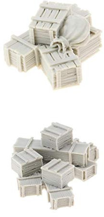 T TOOYFUL 2er Packung Munitionskisten Und Aus Maßstab 1:35 mit Kisten Mini Layout ACCS