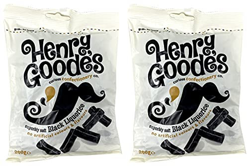 Henry Goode's Lot de 2 réglisse douce naturellement bonne réglisse