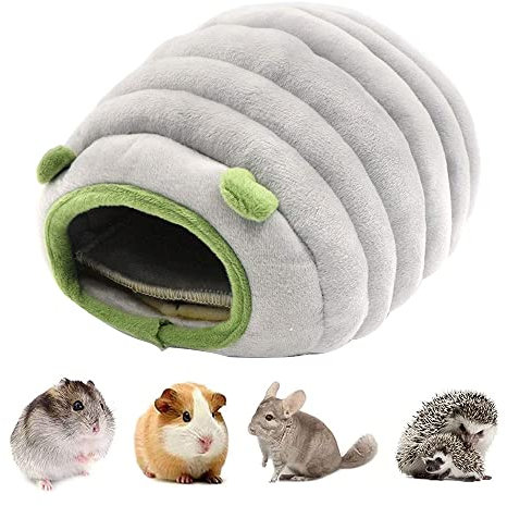 Willoo Haustiernest, Kleine Tier Nest, Höhle Haustiernest, Kleintierbett Kuschelbett Mit Herausnehmbarer Matte für Kätzchen, Hamster, Eichhörnchen, Chinchillas, Kaninchen Und Andere Kleintiere