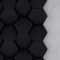 54 Stück Wandpaneele Norm Design 3D Wanddeko Fliesen (Schwarz matt)
