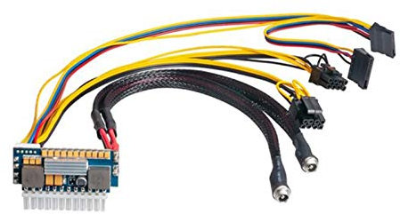 Ghulumn 450W 24Pin 12V DC Pico de Entrada 450W Salida Realan Mini ITX Pico PSU DC ATX Interruptor de PC DC-DC ATX Fuente de AlimentacióN para Computadora