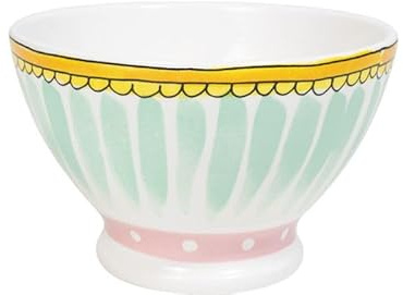 Blond Amsterdam Schale Mint Streifen, 13cm | Keramik, Mint Streifen Design, Für Snacks & Dips, Mikrowellengeeignet, Handwäsche empfohlen