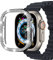 Miimall Compatibile con Apple Watch Ultra 2/Ultra 49 mm, custodia protettiva rigida con strass di cristallo, custodia protettiva antiurto da donna per iWatch Ultra 2, colore nero