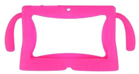 Funda Protectora Universal para Tableta de 7 Pulgadas para Q88, Funda Protectora de Silicona Suave con Asas de Transporte, Funda para Tableta para niños (Color : Rosy)