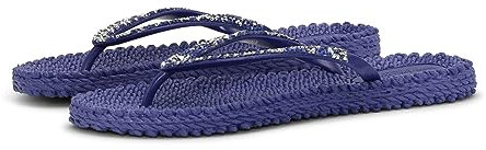 Ilse Jacobsen Pantoletten Cheerful 01 Blau 37