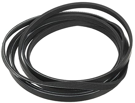 sourcing map Trockner Trommel Gürtel Ersatz Teil Gummi Schwarz für Trockner 6602-001655 AP4373659 PS4133825