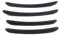 Für VW Für Golf 8 MK8 2020 2021 2022 Auto-Auto Fender Flare Schlamm Flap Splash Guards Rad Augenbraue Lippe Zubehör Kotflügel Radlauf