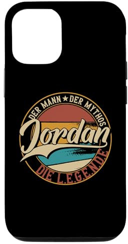 Hülle für iPhone 12/12 Pro Jordan Der Mann der Mythos die Legende Vornamen