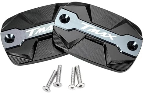 ZESIDIMO Tappo Serbatoio Olio Liquido Freno Per TechMax Tmax 560 530,Grigio | Moto Accessori Copertura Serbatoio Liquido Freno per Tmax 500 Tmax 530 DX SX TMAX 560 TECH MAX Tmax560 2022-2024 2025 2026
