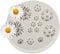 Cute Flower Silicone Molds Daisy Shape Fondant Candy Mould Mini Flower Chocolate Molds for Cake Decoration Cupcake Topper Fudge Polymer Clay,Candy Making Supplies