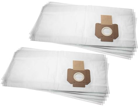 vhbw 10x Staubbeutel kompatibel mit Nilfisk Alto IVB 3 M Staubsauger - 27,9cm x 64,3cm Weiß