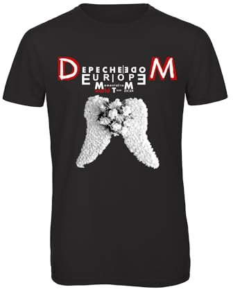 Bughyprint Tshirt Maglia Maglietta Uomo Depeche Mode World Tour 2024 Italy Italia Maglietta CELEBRATIVA Mono