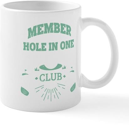 CafePress Golf Player Member of The Hole in One Golf Mugs 11 oz (325 ml) Ceramic Coffee Mug