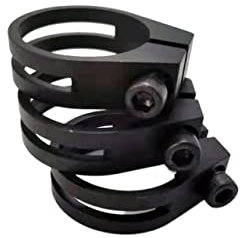 Sattelklemme Aluminium-Sattelstützen-Kragenklemme, 37 mm, große Schraube, feste Art, Sattelstützenklemme, MTB-Fahrradteile Schnellspanner SattelstüTze (Größe : 37mm 10pcs)