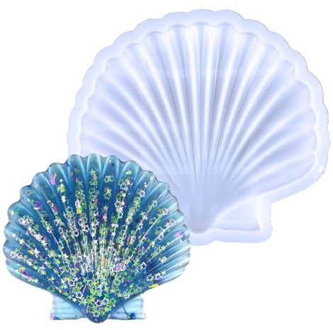 Moule en Silicone de Coquille d’étoile de mer - Moule d’étoile de mer en résine époxy, Moule en Silicone pour Grands Animaux | Moule de Cuisson en Silicone de Coquillage de qualité Alimentaire, Moule