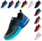 Hitmars Laufschuhe Damen Turnschuhe Luftpolster Sneaker Air Sportschuhe Atmungsaktiv Joggingschuhe Straßenlaufschuhe rutschfest Joggingschuhe Walkingschuhe Fitness Running Outdoor Blau EU 41
