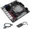 PeeliCeeli NAS Motherboard 6 Bay SATA3.0, LGA 1700 Mini ITX Mainboard with 6xM.2 NVMe, Q670 Board DDR5 with i226-LM 2.5GbE, Type-C 20Gbps, 16G RAM 256G SSD (With Cables)