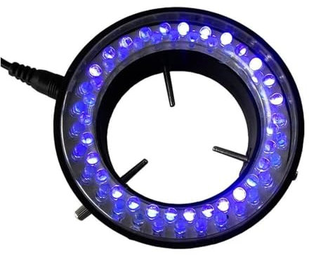 Handheld-Digitalmikroskop Zubehör, Mikroskopbeleuchtung LED UV Ringlicht Violette Lampe 110V-240V zur Mikroskopbeleuchtung
