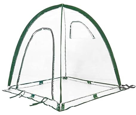 Invernadero portátil, protector de plantas emergente, pequeño invernadero para exteriores, invernadero plegable portátil para jardinería en casa, protector de plantas para heladas frías, invernadero