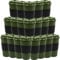 20 Pcs Reusable Coffee Cups with Lids 470 ml Plastic Tumblers Iced Coffee Cup Travel Mug for Adults and Women Kid Hot and Cold Drinks, Microwaveable (Green)