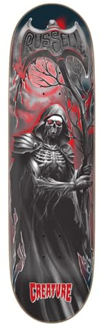 Creature Russell Metal XX Pro Skateboard-Decks, 21,8 x 81,2 cm