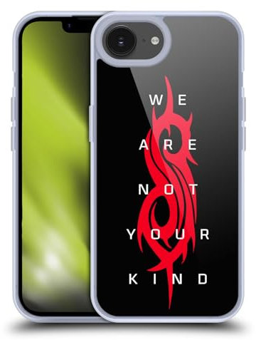 Head Case Designs Offizielle Slipknot Logo We Are Not Your Kind Gelhülle [Militärischer Schutzgrad] Kompatibel Mit Apple iPhone 16e Und Kompatibel Mit MagSafe