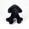 Fundación Bocalan Plüschtier, Labrador, Schwarz, sitzend, 12 cm, ab 0 Monaten (DeQube 939D00253)
