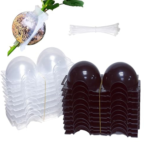 RIZTGAE Anzuchttöpfe,20 Stück Wiederverwendbar Anzuchtplatte Anzuchtset Pflanzen Zubehör Gartenzubehör Garten Gadgets Plant Root Growing Box Propagation Station Grafting Ball