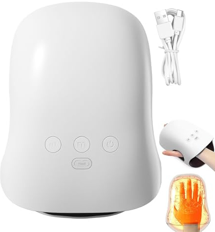 Handmassager Uppladdningsbart Långvarigt Batteri för Finger- och | Elektrisk Handmassageapparat Anpassad för Kvinnor, Idrottare, Ungdomar, Tonåringar, Mammor och Pappor