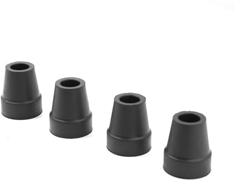 4 Stück Gummipuffer für Wanderstöcke 19mm Gehstock Ersatzfüße | Trekking Pads Ersatzfuß Gummipuffer für Wanderstöcke Senioren Krücken Gehstöcke