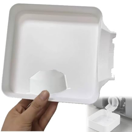 Washing Machine Drain Tray, Washer Drip Pan, Washer Drain Pan, Washing Machine Drainage Tray, Leak-Proof Water Catch Tray with Drain Funnel, Universal Front-Load Washing Machine Drain Pan (A)