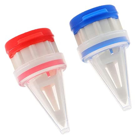 MagiDeal 2pcs Bec Verseur de Lait - Pique-verseur pour s Lait Boisson Extension Bouche Déviation avec Couverture