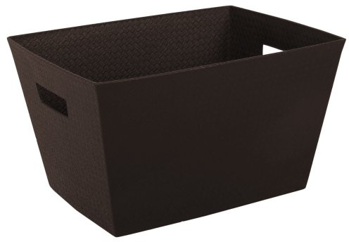 Ondis24 Aufbewahrungsbox Otello Nähekiste Handtuchbox Tragekorb 30 Liter (braun)