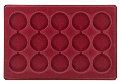 MC.Sammler Münzentableau Münztableau mit Schutzdeckel für 15 Münzen - 55mm Ø - Münzkoffer - Münzkassette - Verschiedene Varianten zur Auswahl | 55mm Ø, Münzkoffer, Münzkassette, Verschiedene Varianten zur Auswahl