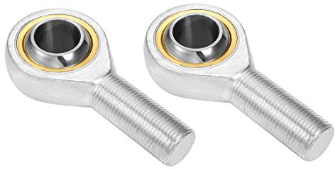 sourcing map 2Stk. SA12T/K Stange Kugellager 12mm Bohrung selbstschmierend Außen rechte Hand de