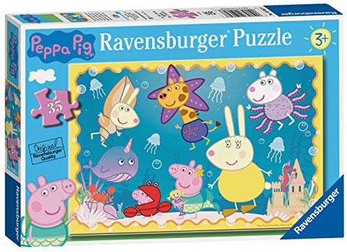Peppa Pig 5062 Peppa Wutz Ravensburger Unterwasser-Abenteuer, 35-teiliges Puzzle für Kinder ab 3 Jahren, verschieden