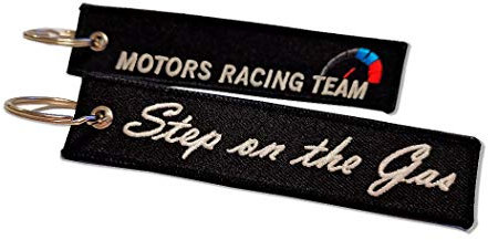 Streetculture LANYARD - MOTOR RACING TEAM - Step on the Gas Schlüsselband Schlüsselanhänger